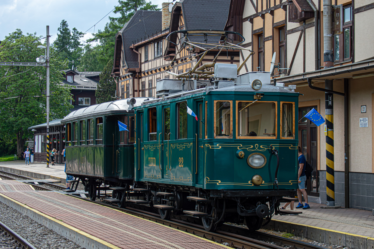 Высоке-Татры, Двухосный моторный Ganz № 22