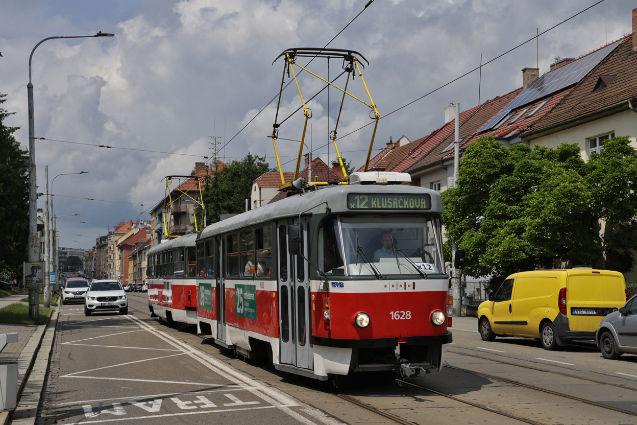 Brno, Tatra T3P № 1628
