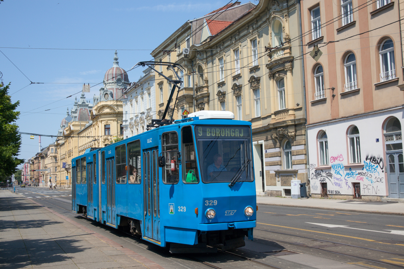 Загреб, Tatra KT4YU № 329