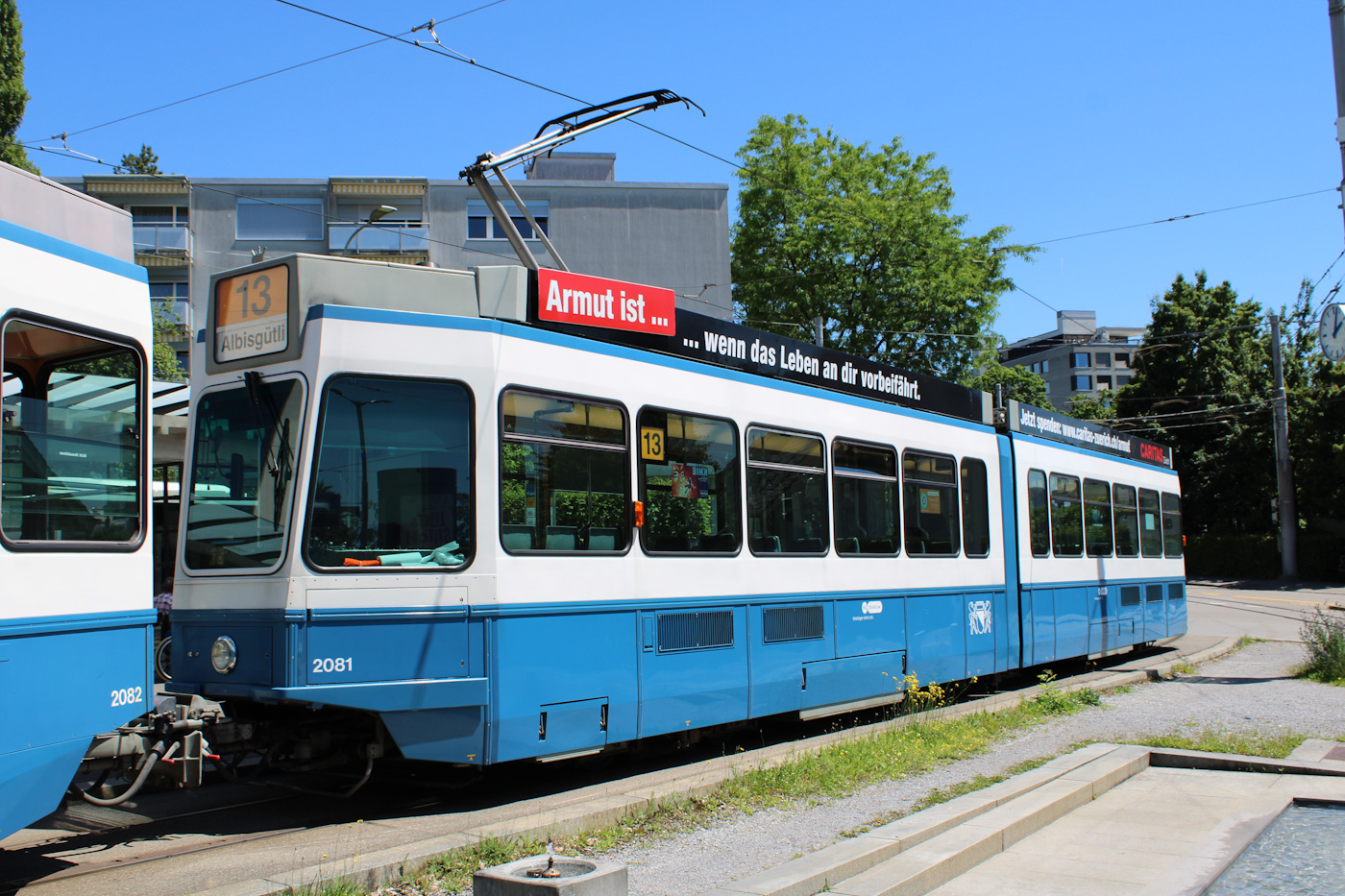 Цюрих, SWP/SIG/BBC Be 4/6 "Tram 2000" № 2081