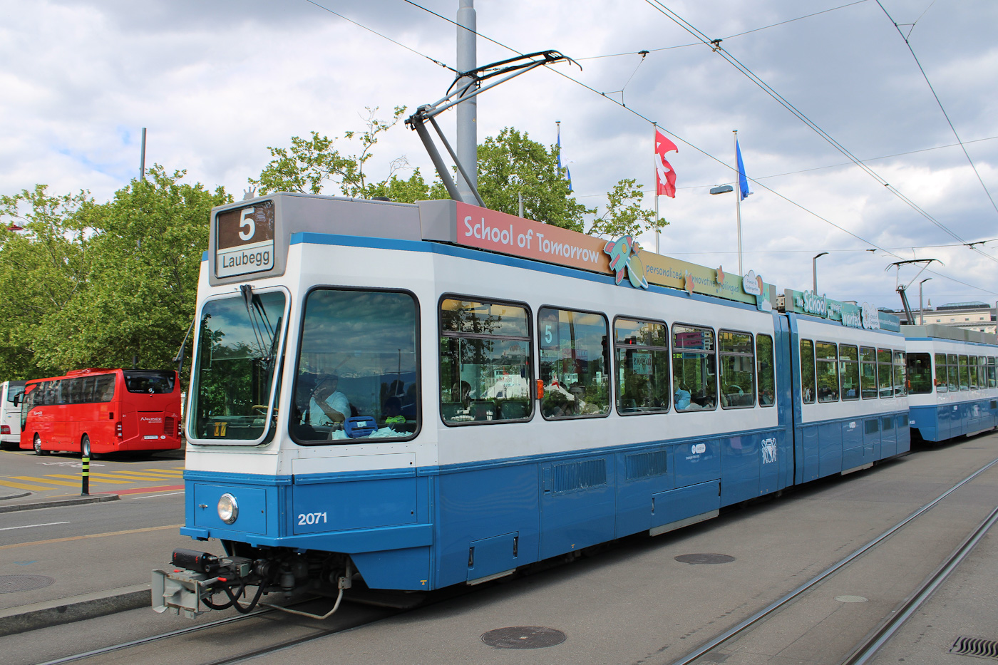 Цюрих, SWP/SIG/BBC Be 4/6 "Tram 2000" № 2071