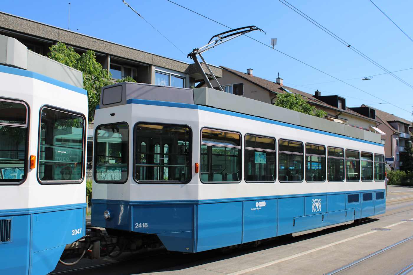 Цюрих, SWP/SIG/BBC Be 2/4 "Tram 2000 Pony" № 2418