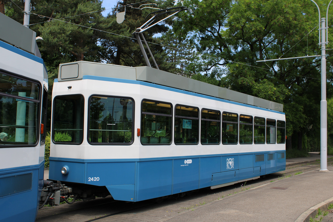 Цюрих, SWP/SIG/BBC Be 2/4 "Tram 2000 Pony" № 2420