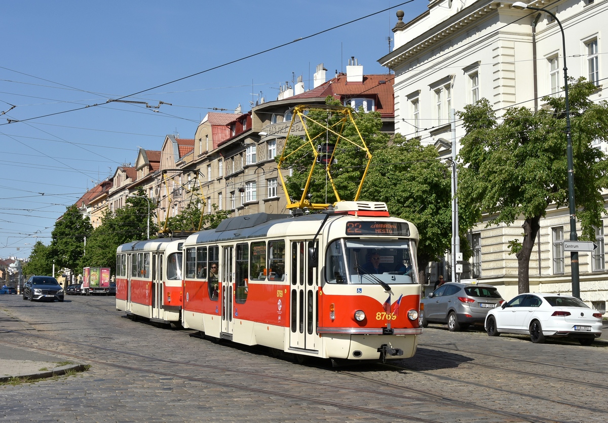 Прага, Tatra T3R.PLF № 8769