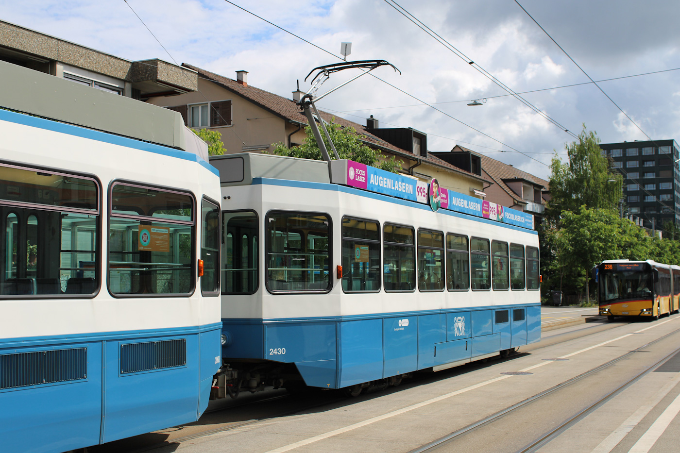Цюрих, SWP/SIG/ABB Be 2/4 "Tram 2000 Pony" № 2430