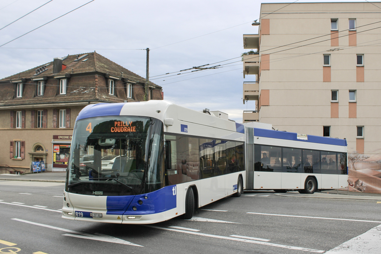 Lausanne, Hess lighTram 19 DC č. 819