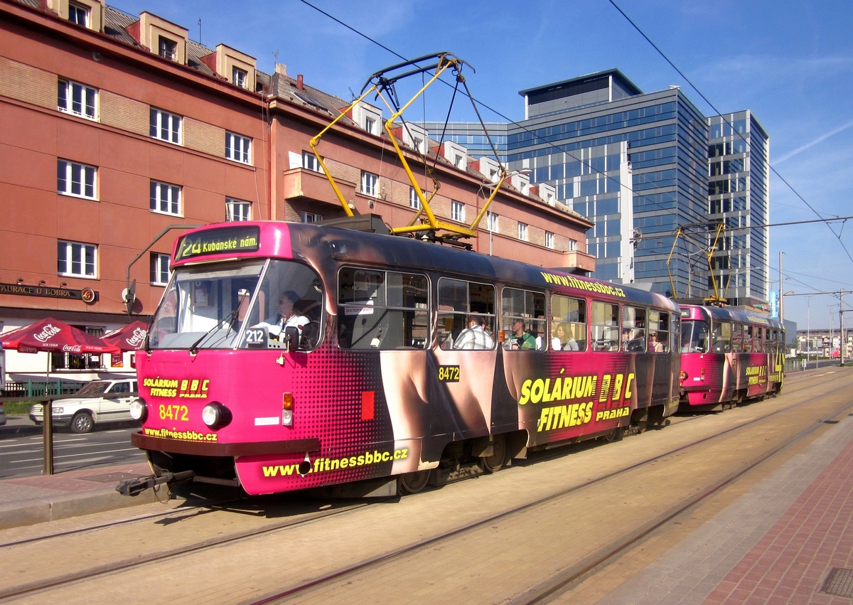Прага, Tatra T3R.P № 8472