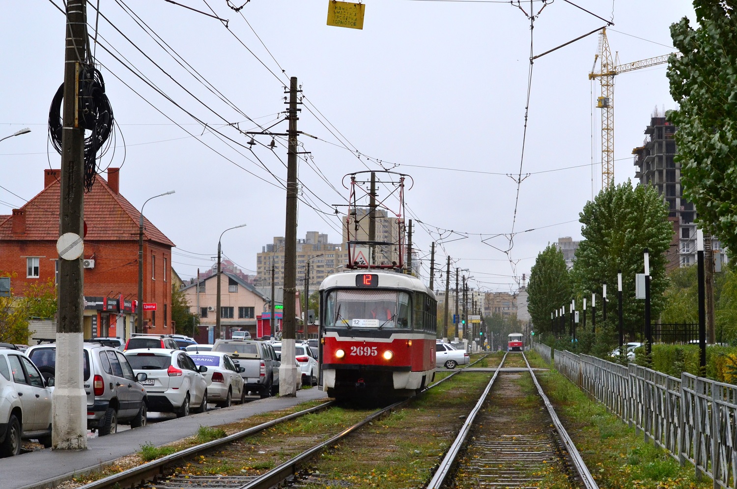 Волгоград, Tatra T3SU № 2695