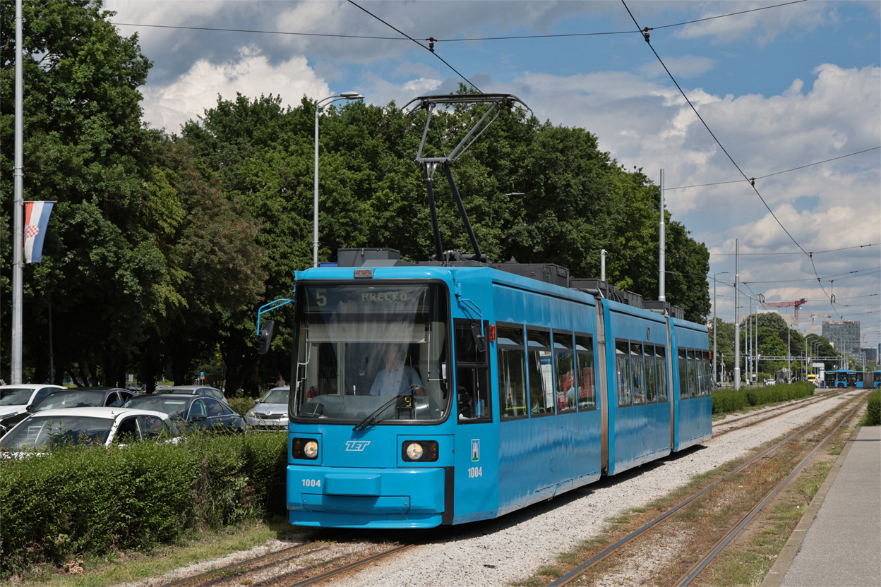 Загреб, Adtranz GT6M № 1004