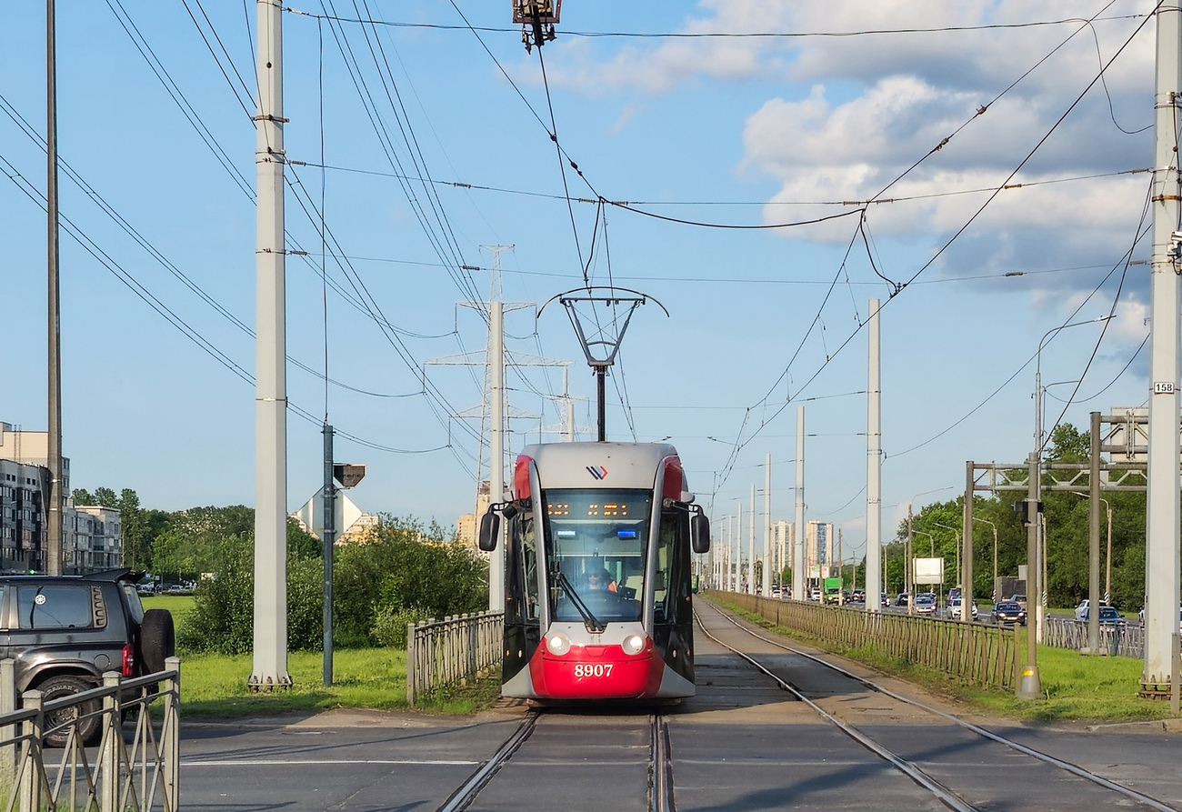 Санкт-Петербург, 71-801 (Alstom Citadis 301 CIS) № 8907
