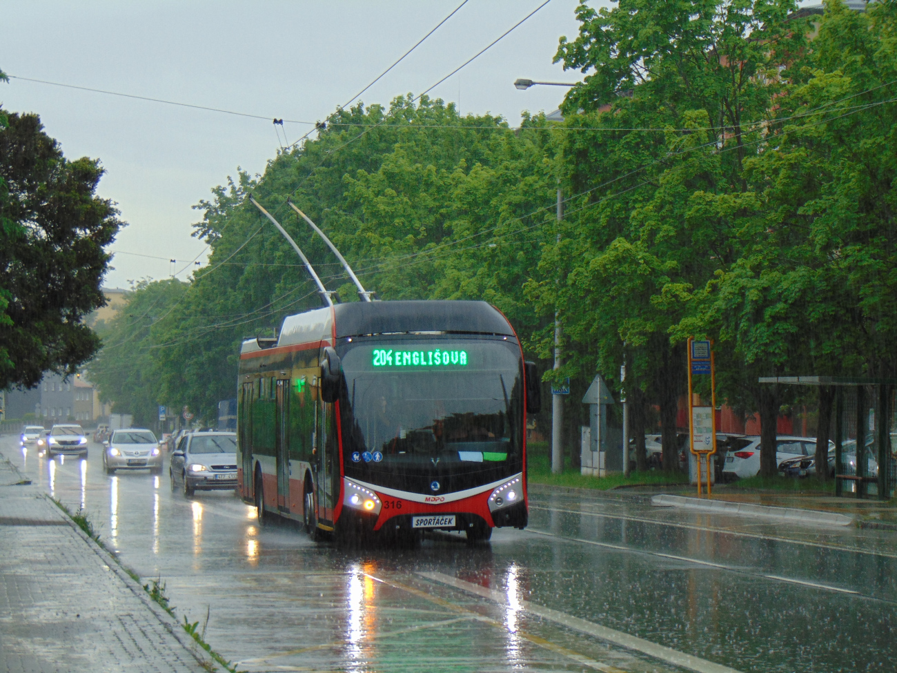 Опава, Škoda 32Tr SOR № 316