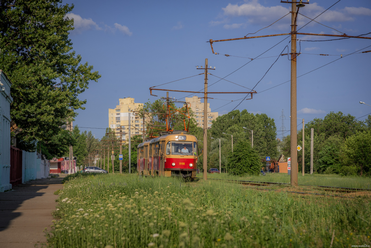 Харьков, Tatra T3A № 5155