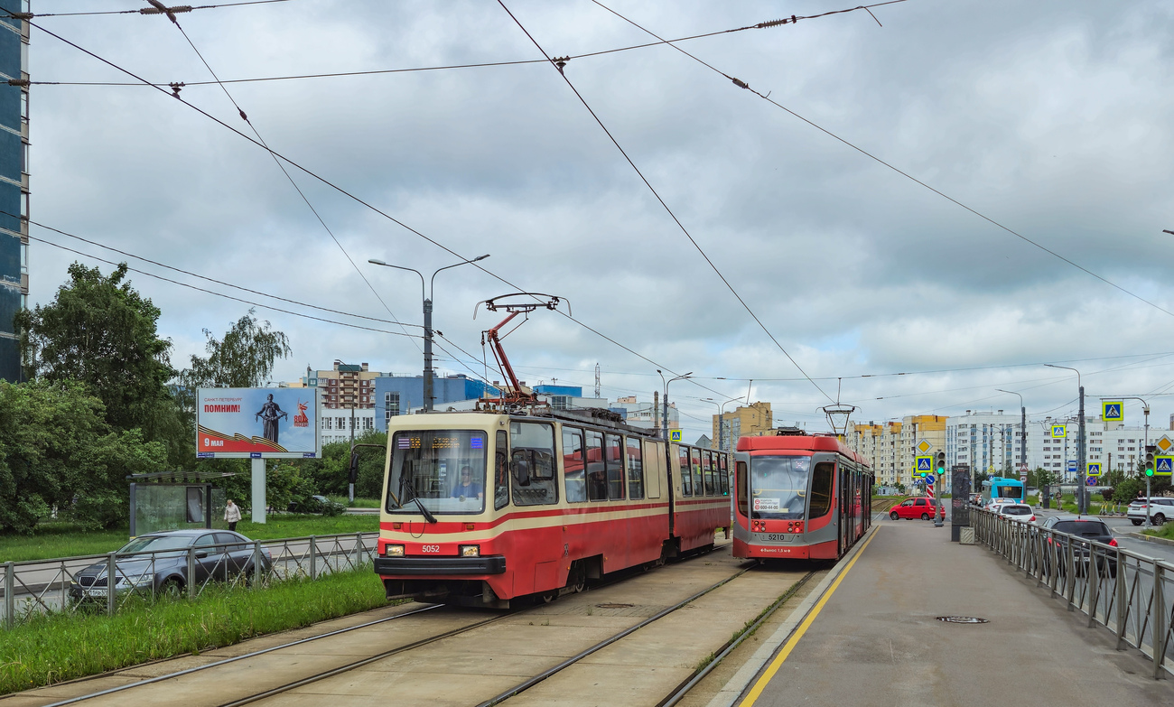 Санкт-Петербург, ЛВС-86К № 5052; Санкт-Петербург, 71-631-01 № 5210