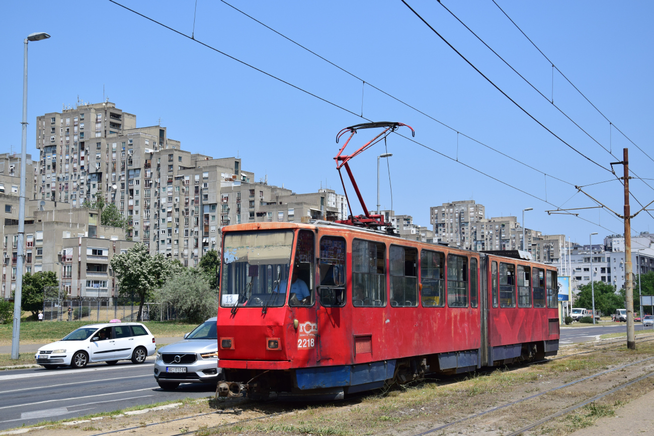 Белград, Tatra KT4YU № 2218