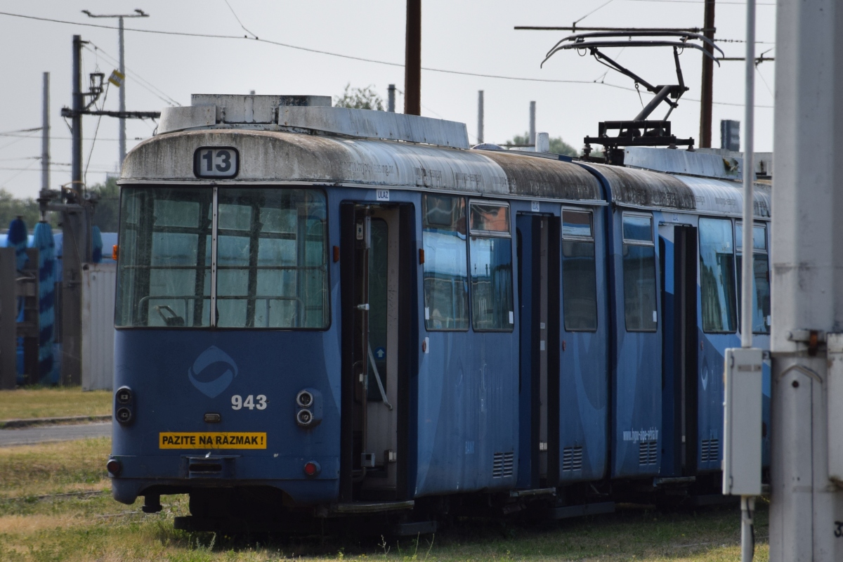 Загреб, Duewag GT6 № 943