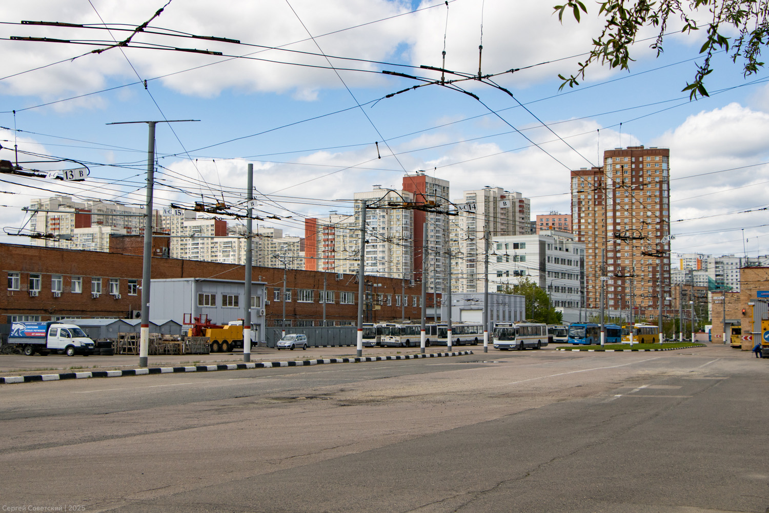 Khimki — Trolleybus Lines and Infrastructure