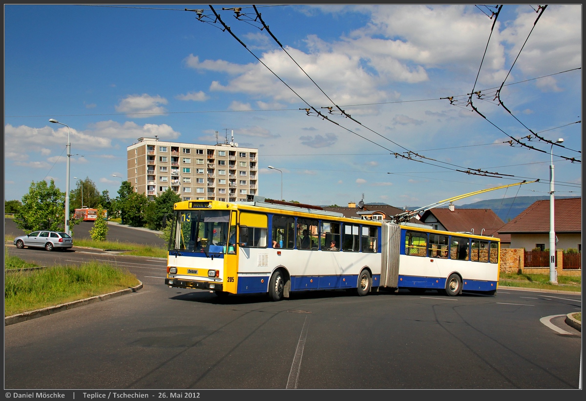 Teplice, Škoda 15Tr07/6 Nr. 205