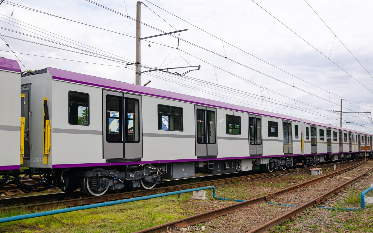 St Petersburg, 81-726.2 "Baltiets" Nr. 26149; St Petersburg — Metro — Transport of subway cars by railway