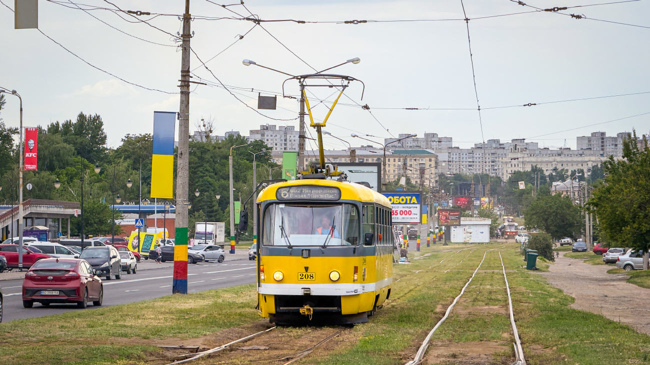 Charkov, Tatra T3R.P č. 208