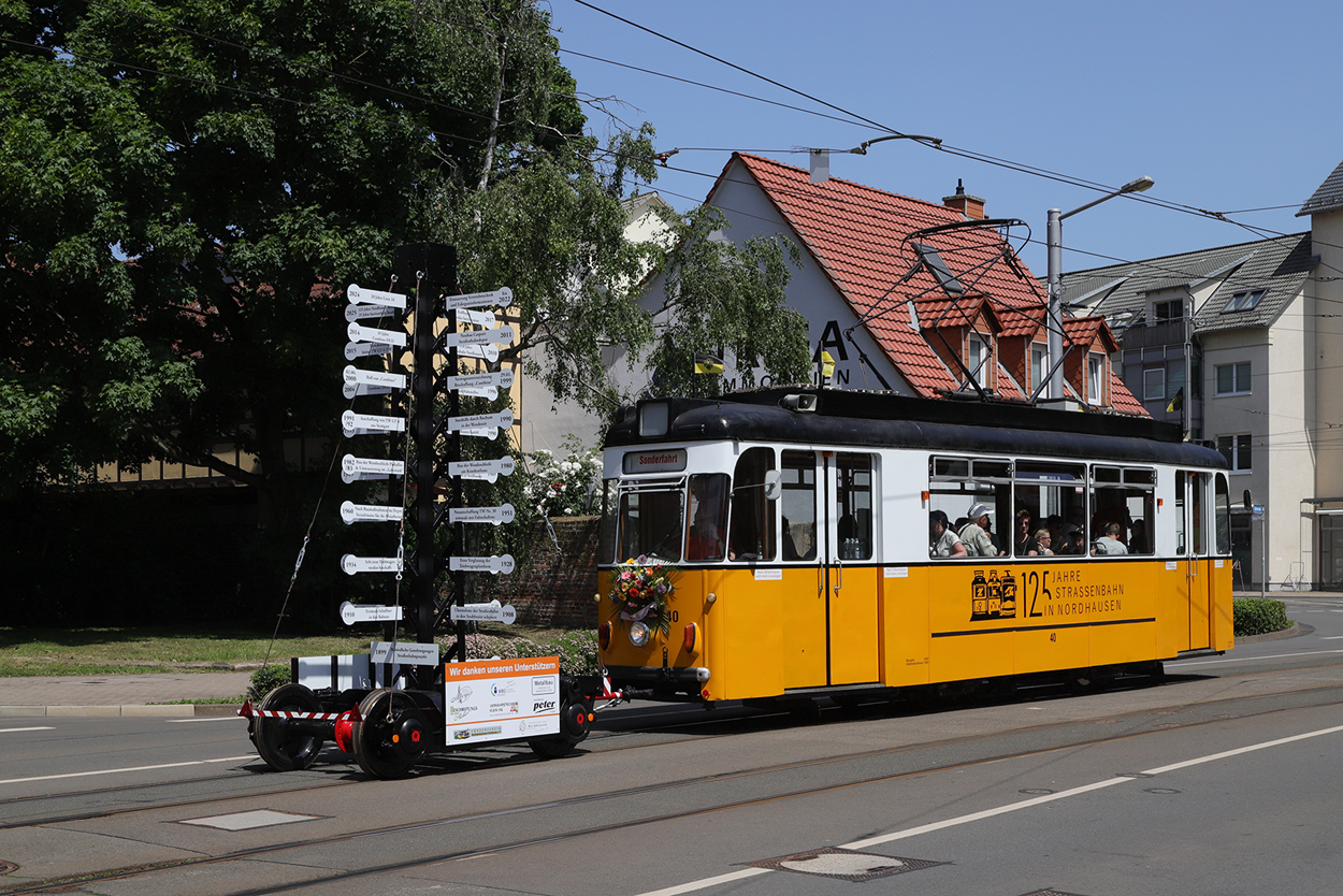 Нордхаузен, Gotha T57 № 40; Нордхаузен — 125-летие трамвая в Нордхаузене