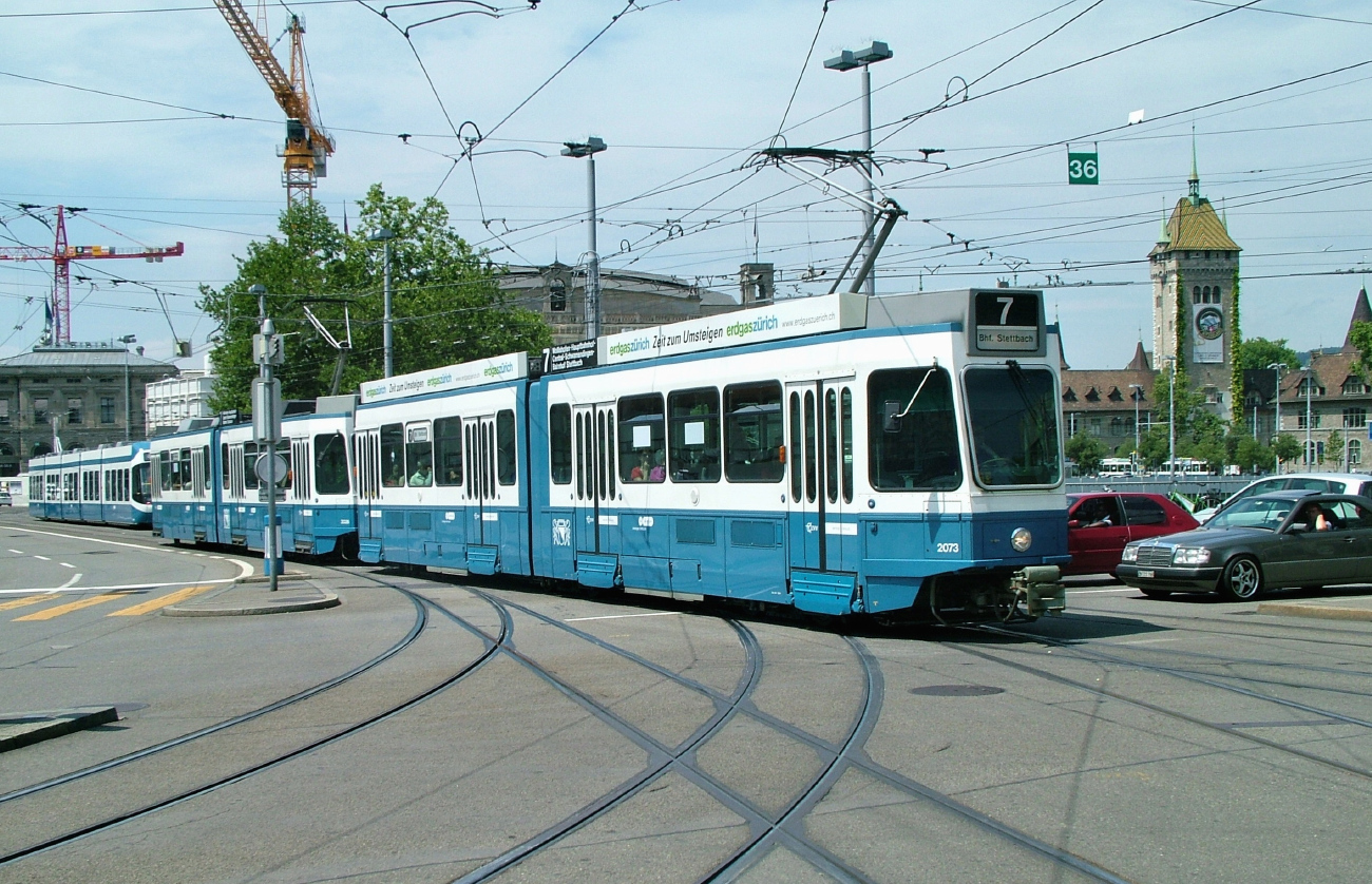Цюрих, SWP/SIG/BBC Be 4/6 "Tram 2000" № 2073