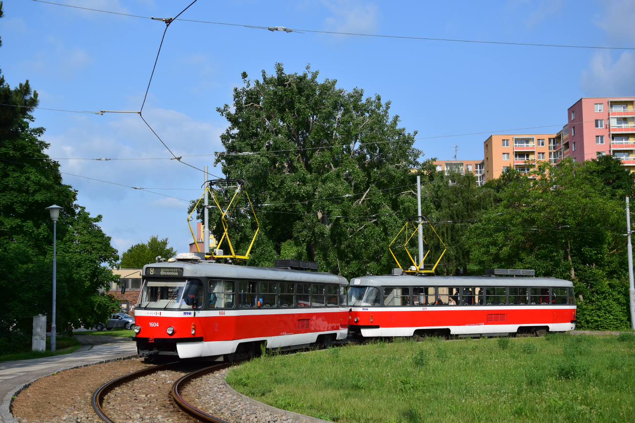 Брно, Tatra T3G № 1604