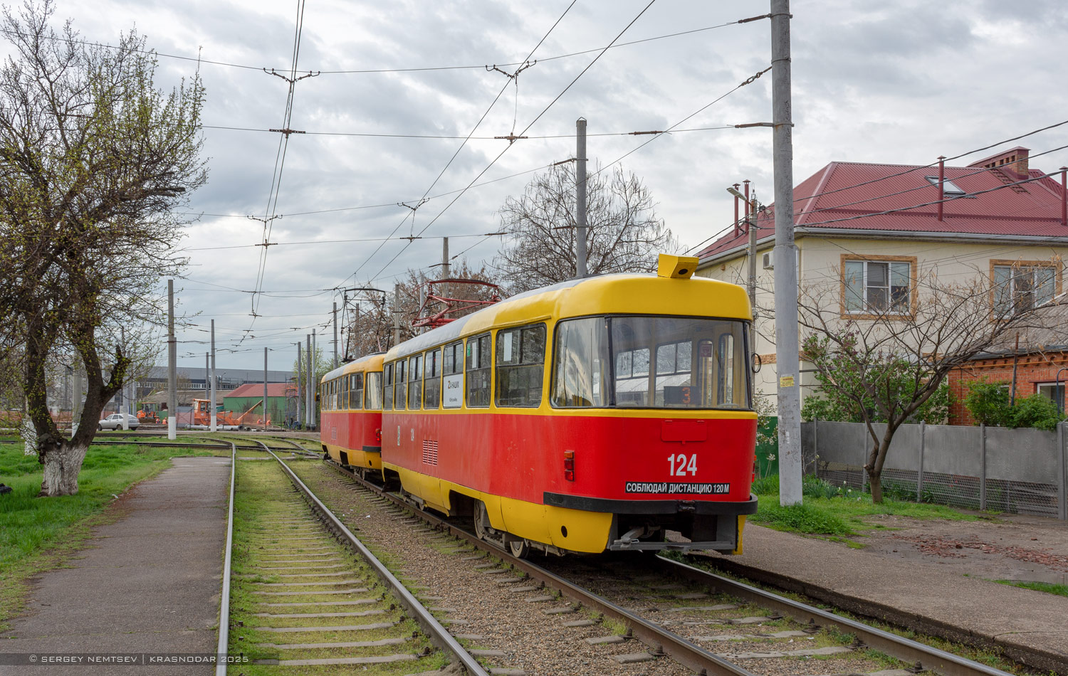 Краснодар, Tatra T3SU № 124