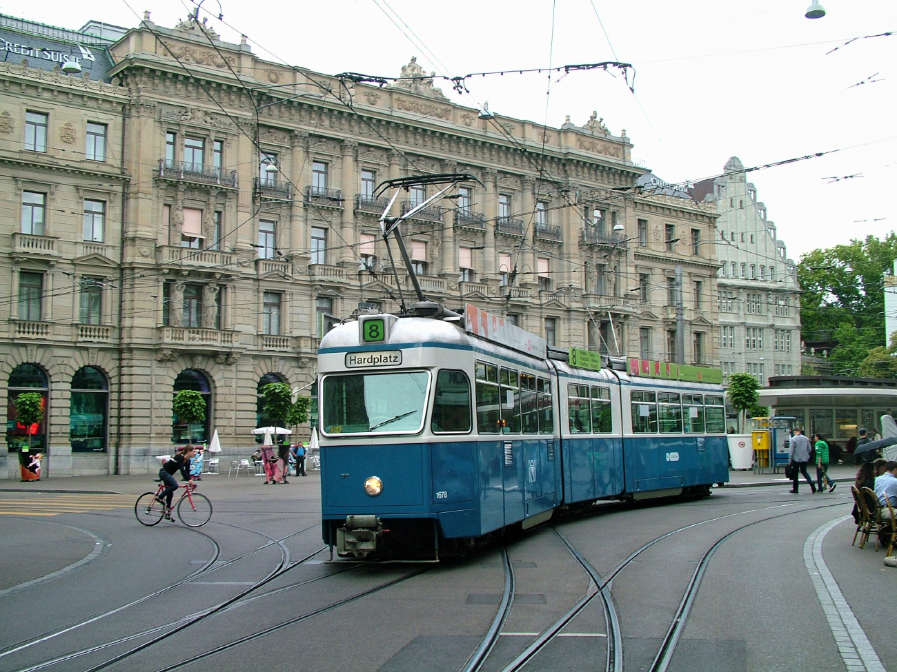 Цюрих, SWS/SIG/BBC Be 4/6 "Mirage" № 1678; Цюрих — Линии и инфраструктура