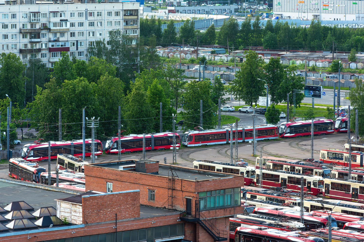 Санкт-Петербург — Совмещённый трамвайно-троллейбусный парк