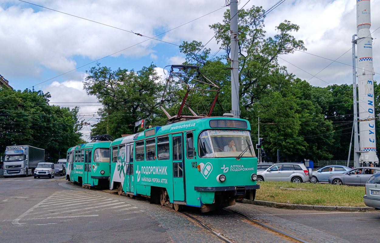 Днепр, Tatra T3DC1 № 1413