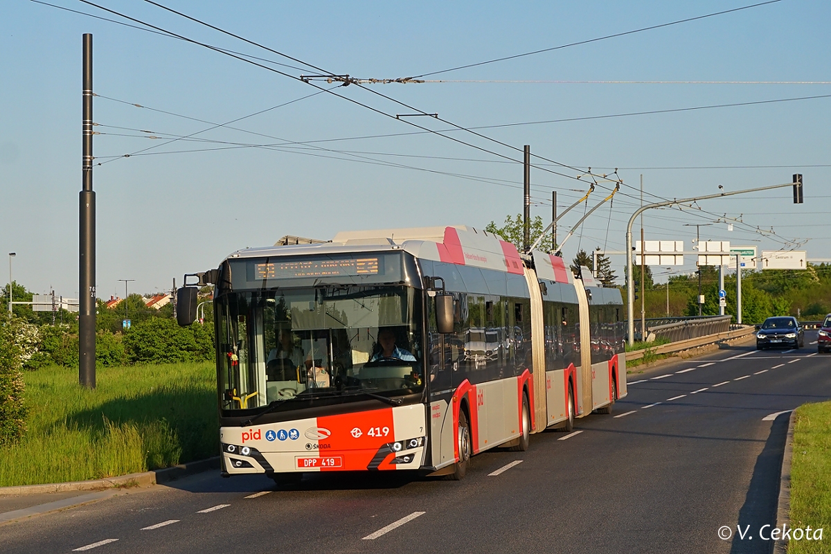 Prague, Škoda-Solaris 24m (Škoda 38Tr) N°. 419