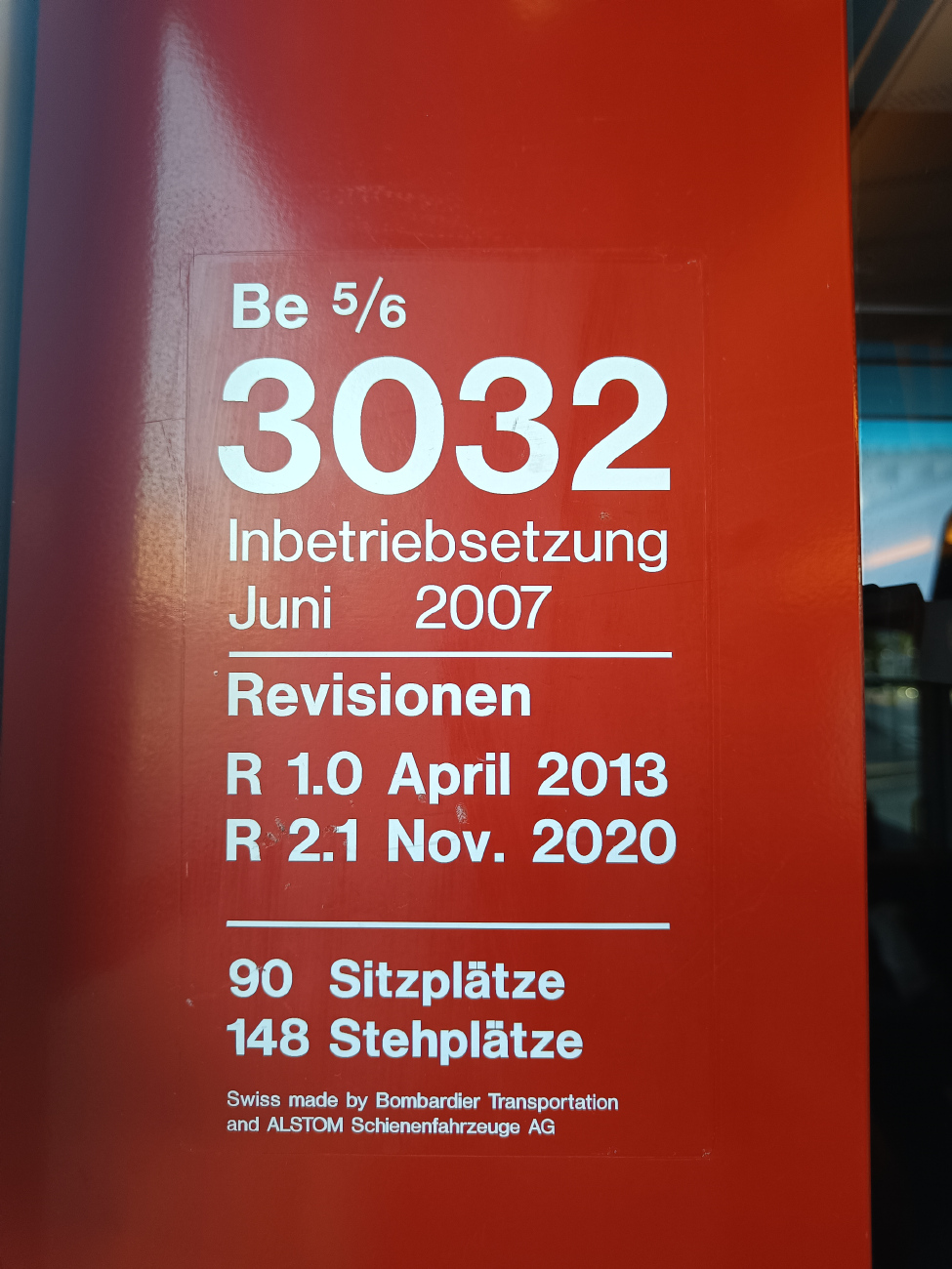 Цюрих, Bombardier Cobra № 3032