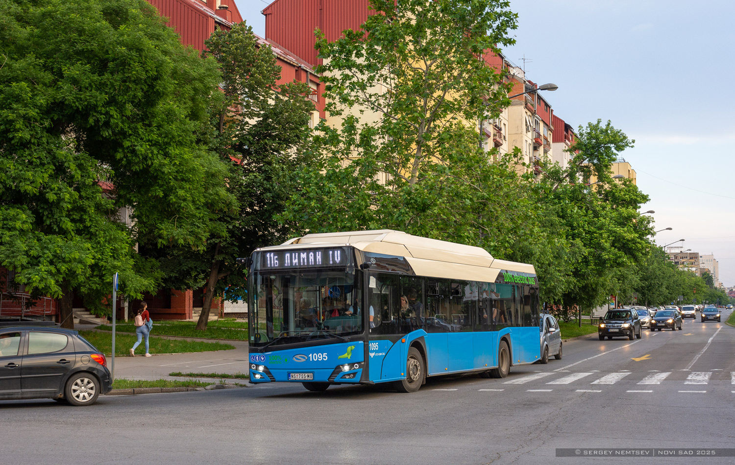 Нови Сад, Solaris Urbino IV 12 Electric № 1095