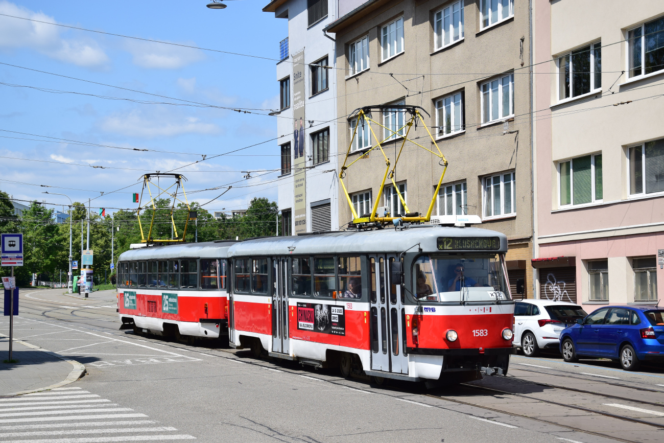 Брно, Tatra T3P № 1583