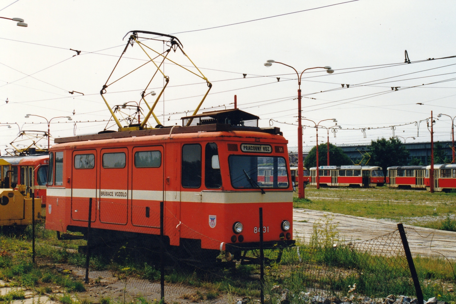 Pozsony, Schörling 2-axle service car — 8431