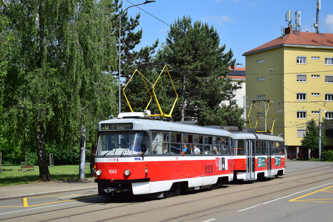 Brno, Tatra T3P № 1583