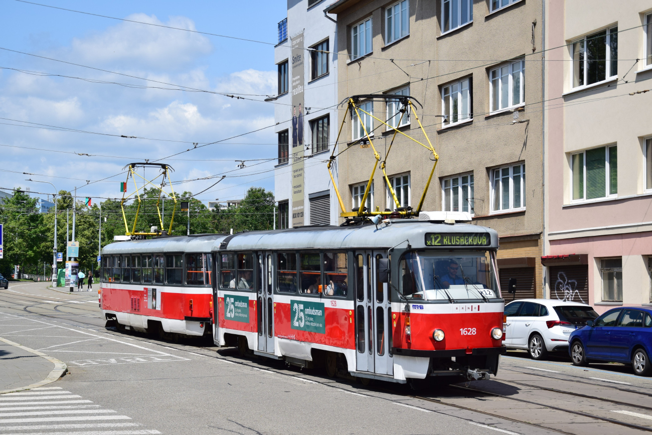 Брно, Tatra T3P № 1628