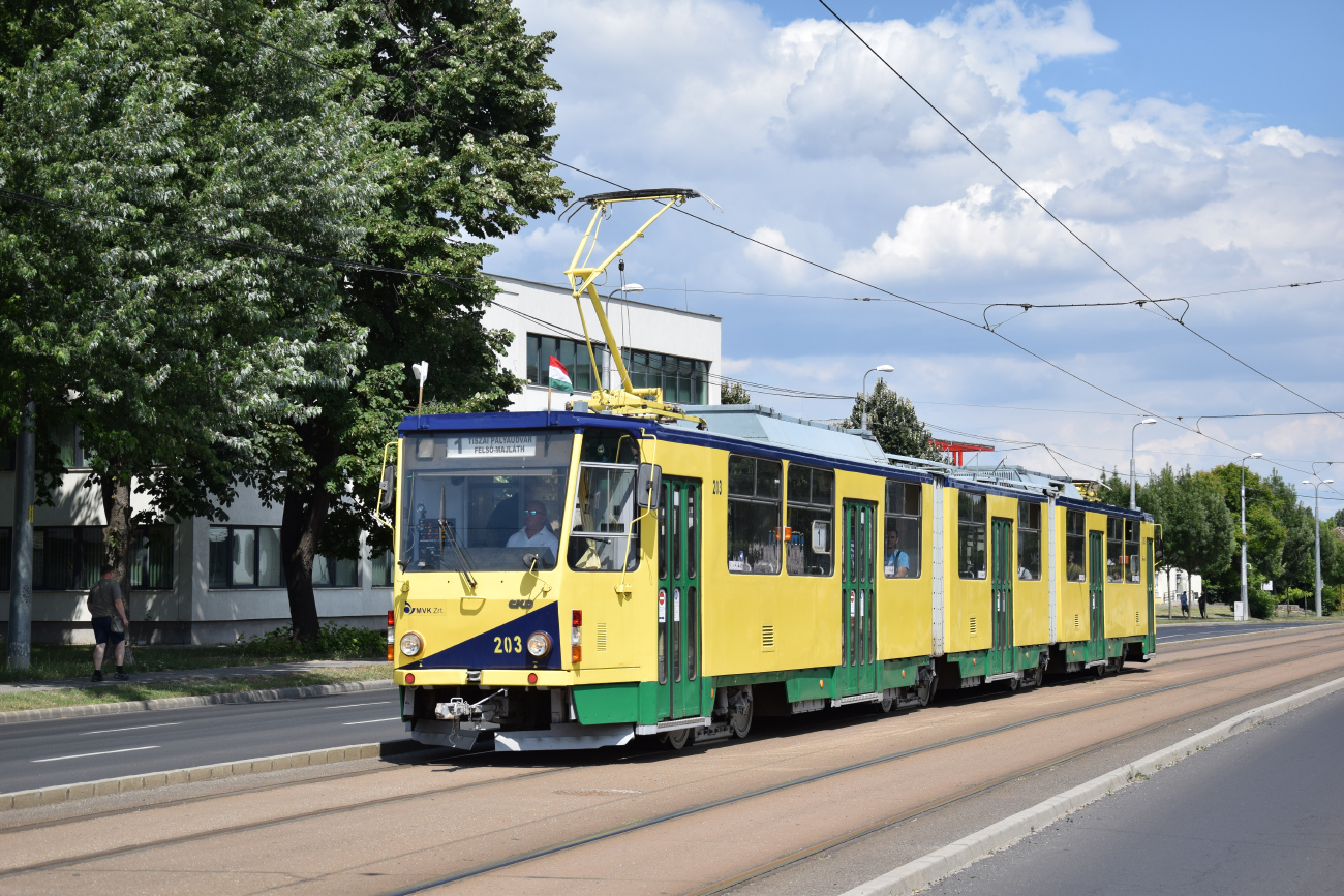 Miskolc, Tatra KT8D5 № 203