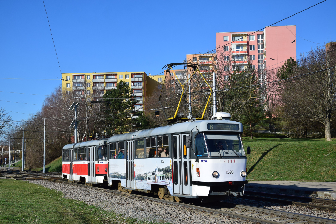 Брно, Tatra T3P № 1595