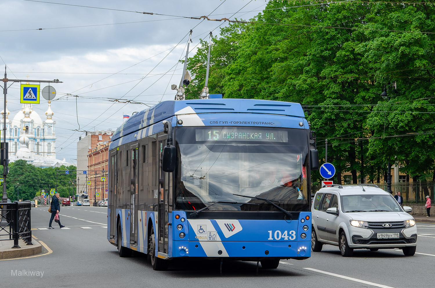 Sankt Petersburg, Trolza-5265.08 “Megapolis” Nr. 1043 Sankt Petersburg, Trolza-5265.08 “Megapolis” Nr. 1043