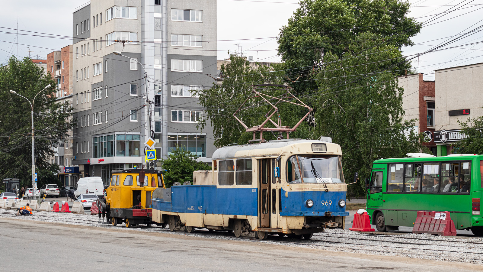 Екатеринбург, Tatra T3SU (двухдверная) № 969; Екатеринбург — Ремонты