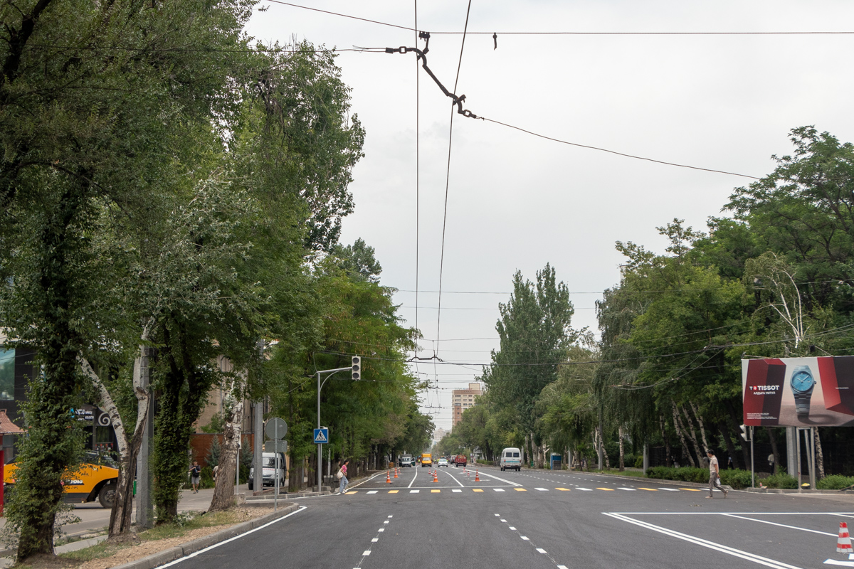 Бишкек — Ликвидированные троллейбусные линии