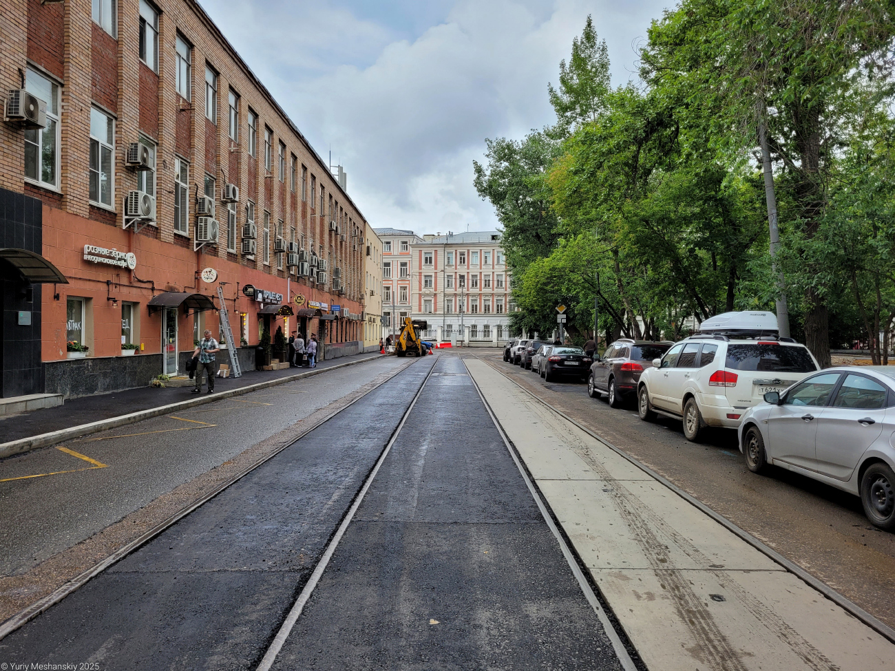 Moscow — Rebuild of the tram line along Trifonovskaya Street & Gilyarovskogo Street to Rijskaya Square