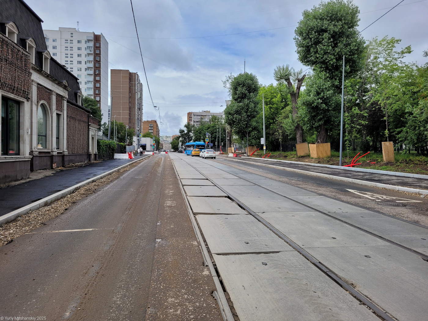 Moscow — Rebuild of the tram line along Trifonovskaya Street & Gilyarovskogo Street to Rijskaya Square