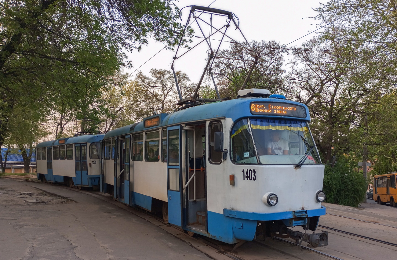Днепр, Tatra T3DC1 № 1403