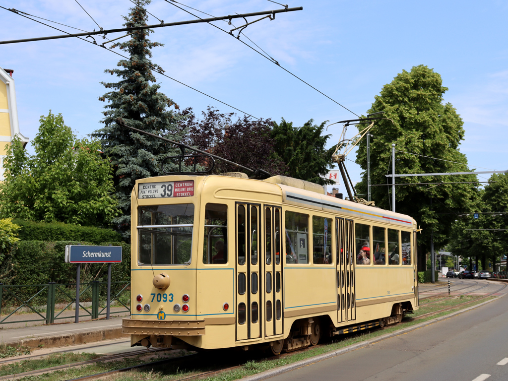Брюссель, BN PCC серия 7000 № 7093; Брюссель — 100 лет линии 39 (15/06/2025)