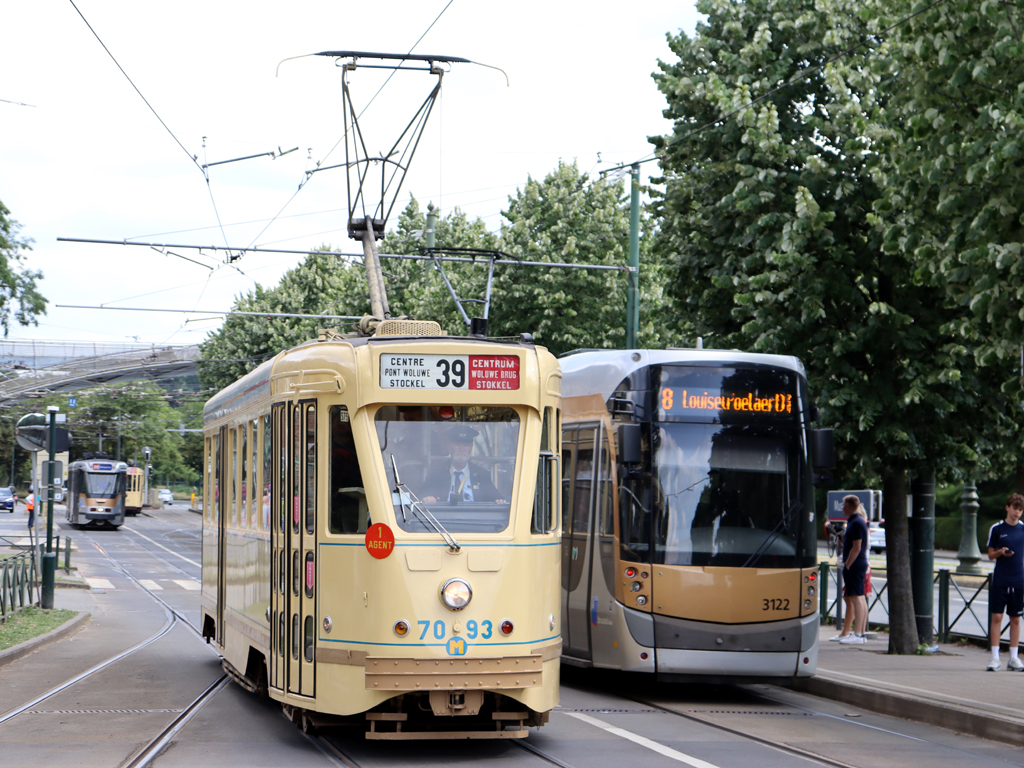 Брюссель, BN PCC серия 7000 № 7093; Брюссель — 100 лет линии 39 (15/06/2025)