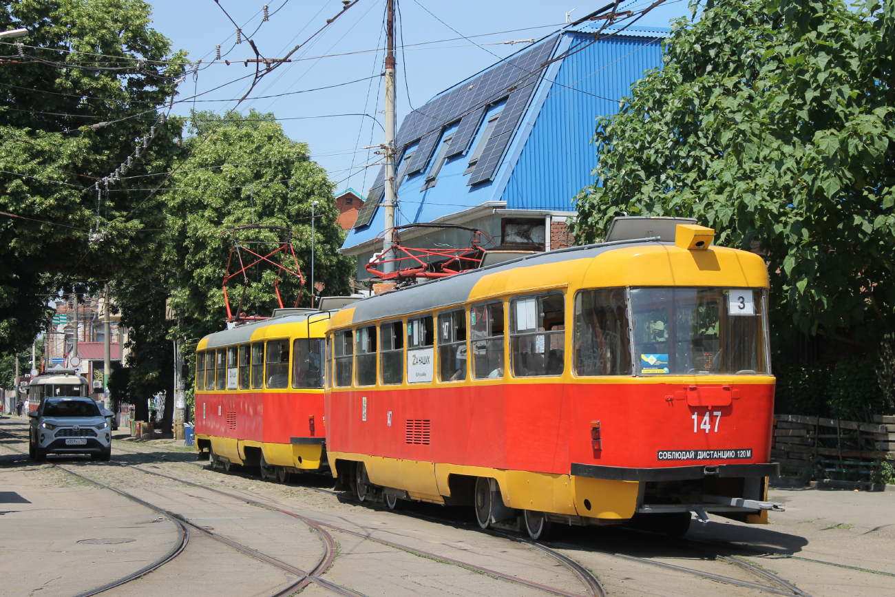 Краснодар, Tatra T3SU № 147