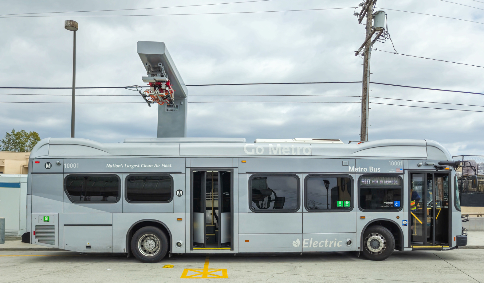 Лос-Анджелес, BYD K9MD № 10001 Лос-Анджелес, BYD K9MD № 10001