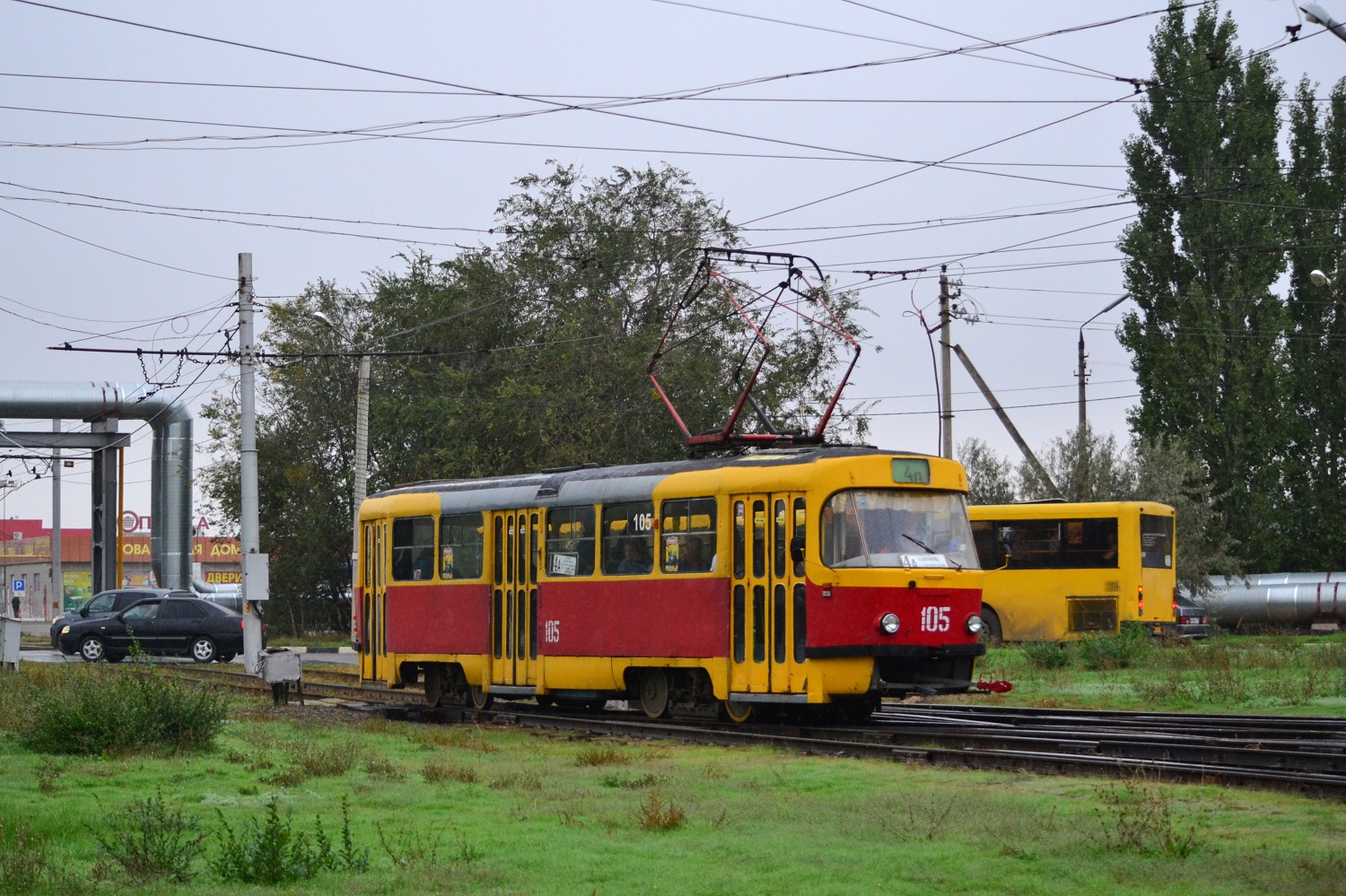 Волжский, Tatra T3SU № 105